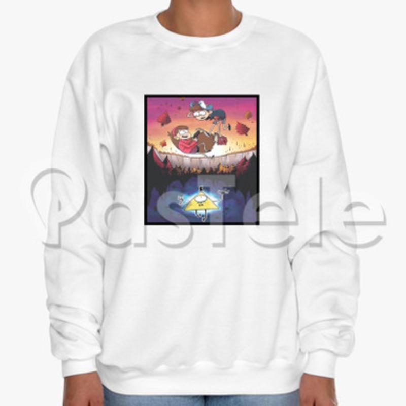 Gravity Falls Custom Unisex Crewneck Sweatshirt Cotton Polyester Fabric