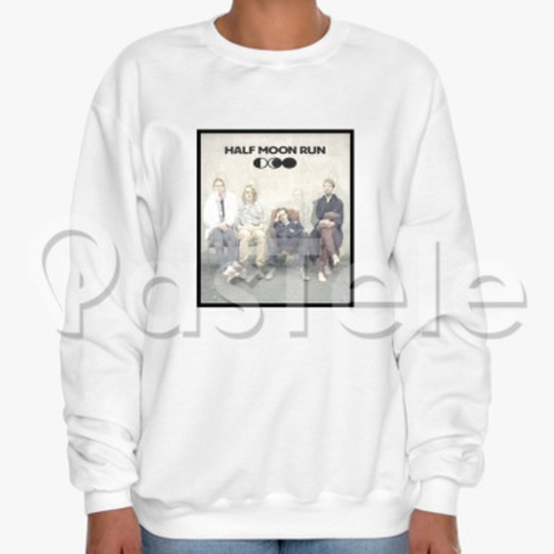 Half Moon Run Custom Unisex Crewneck Sweatshirt Cotton Polyester Fabric