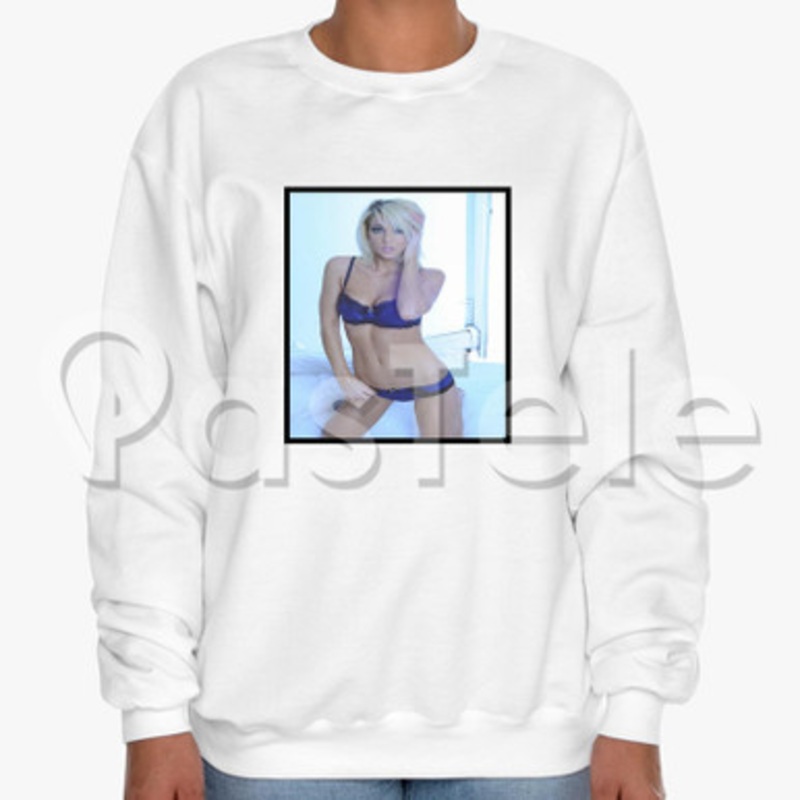 Jenna Marbles Custom Unisex Crewneck Sweatshirt Cotton Polyester Fabric