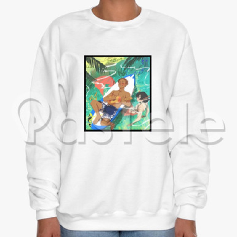 Keith and Lance Voltron Legendary Defender Custom Unisex Crewneck Sweatshirt Cotton Polyester Fabric