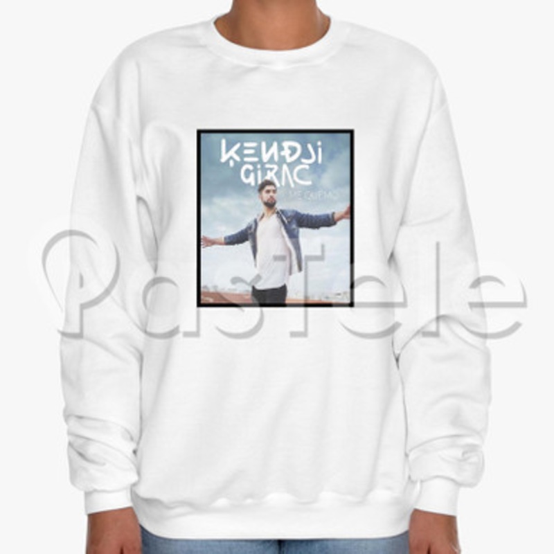 Kendji Girac Custom Unisex Crewneck Sweatshirt Cotton Polyester Fabric
