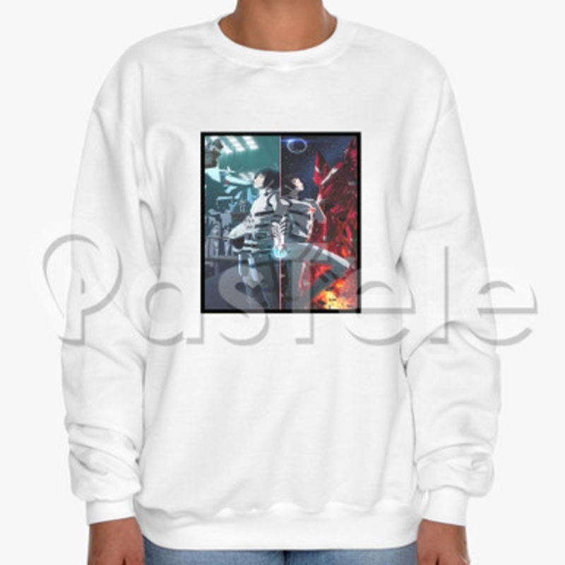 Knights of Sidonia Custom Unisex Crewneck Sweatshirt Cotton Polyester Fabric