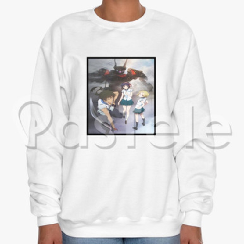 Kuromukuro Custom Unisex Crewneck Sweatshirt Cotton Polyester Fabric