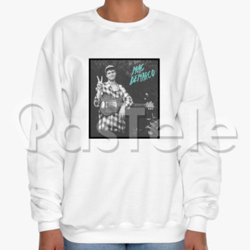 Mac Demarco Custom Unisex Crewneck Sweatshirt Cotton Polyester Fabric