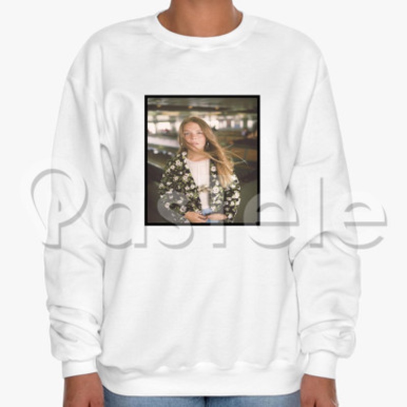 Maggie Rogers Custom Unisex Crewneck Sweatshirt Cotton Polyester Fabric