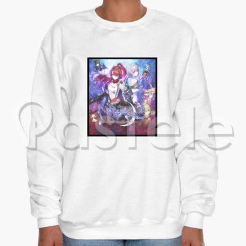 Nights of Azure 2 Bride of The New Moon Custom Unisex Crewneck Sweatshirt Cotton Polyester Fabric