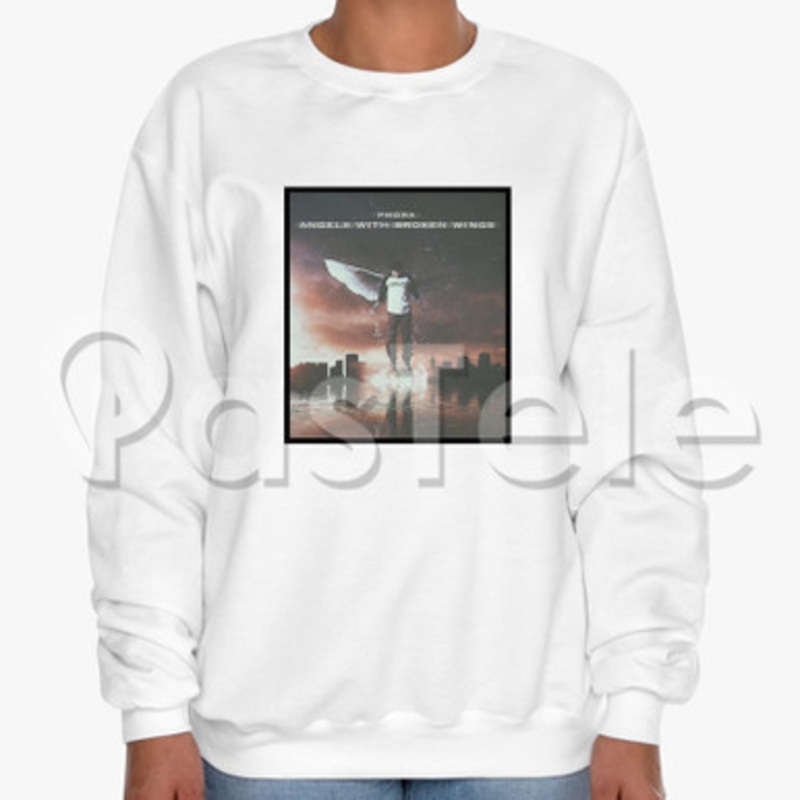Phora Angels With Broken Wings Custom Unisex Crewneck Sweatshirt Cotton Polyester Fabric