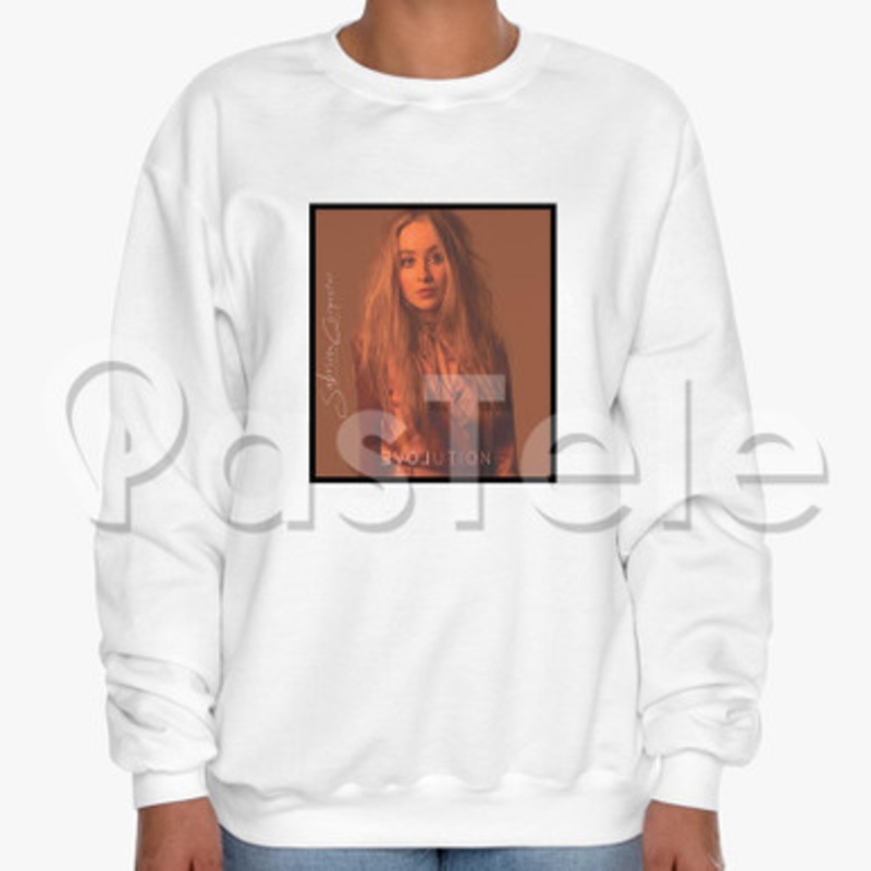 Sabrina Carpenter EVOLution Custom Unisex Crewneck Sweatshirt Cotton Polyester Fabric