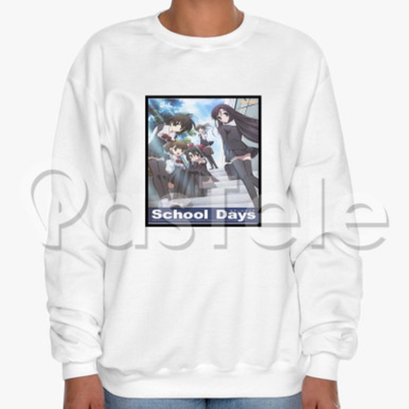 School Days Custom Unisex Crewneck Sweatshirt Cotton Polyester Fabric