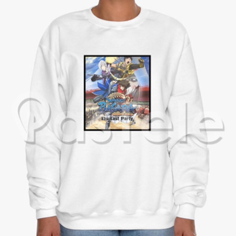 Sengoku Basara Samurai Kings The Last Party Custom Unisex Crewneck Sweatshirt Cotton Polyester Fabri