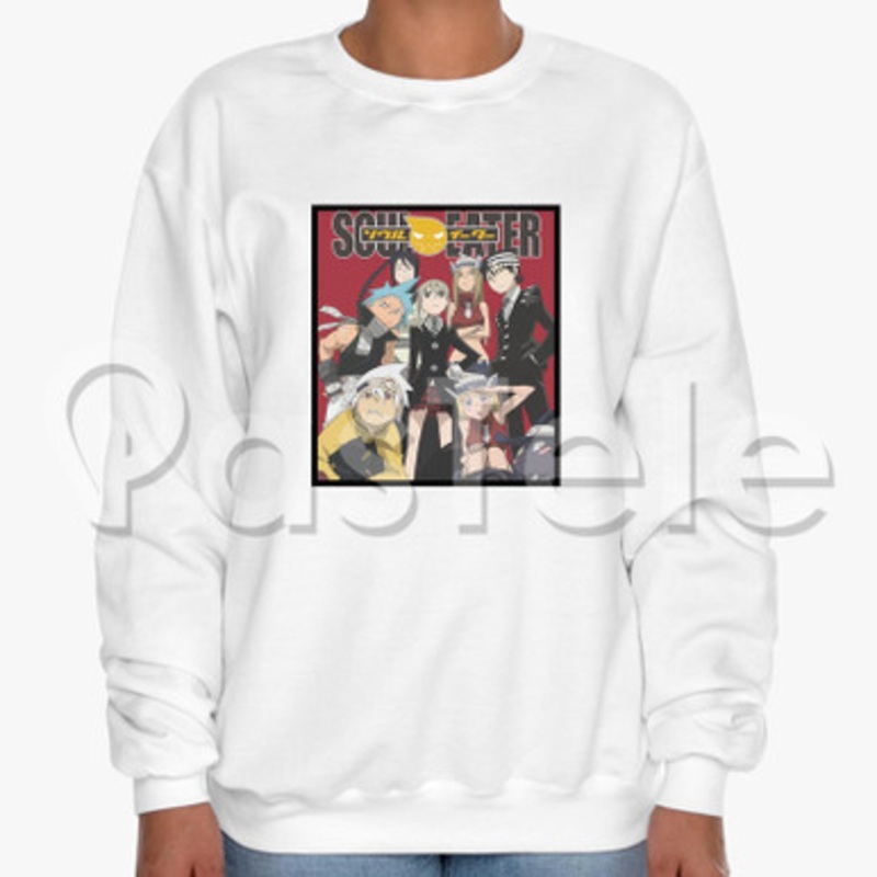 Soul Eater Custom Unisex Crewneck Sweatshirt Cotton Polyester Fabric