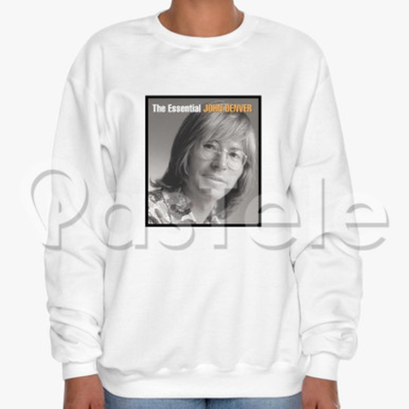 The Essential John Denver Custom Unisex Crewneck Sweatshirt Cotton Polyester Fabric