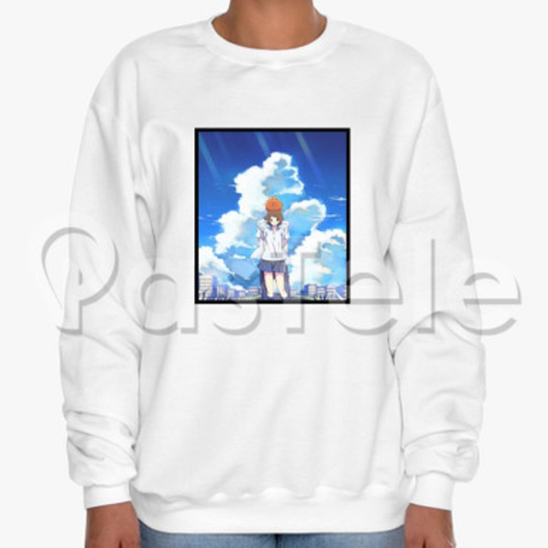 The Girl Who Leapt Through Time Custom Unisex Crewneck Sweatshirt Cotton Polyester Fabric