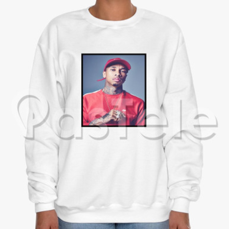 Tyga Custom Unisex Crewneck Sweatshirt Cotton Polyester Fabric