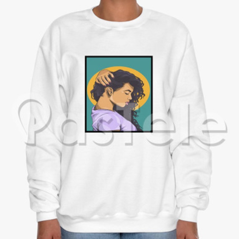 African American Girl Custom Unisex Crewneck Sweatshirt Cotton Polyester Fabric