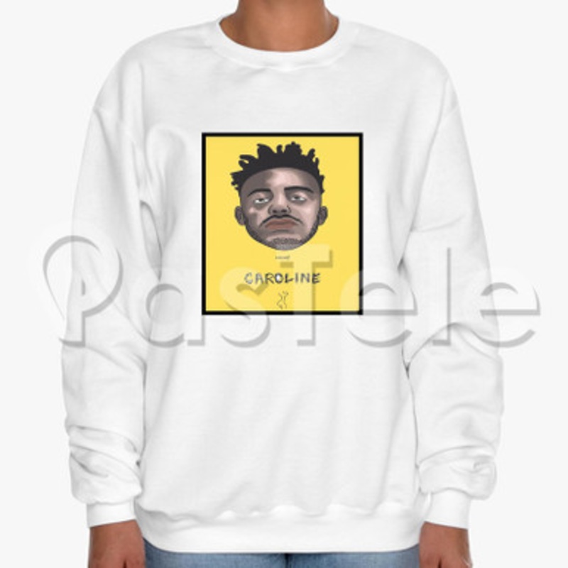 Amin Caroline Custom Unisex Crewneck Sweatshirt Cotton Polyester Fabric