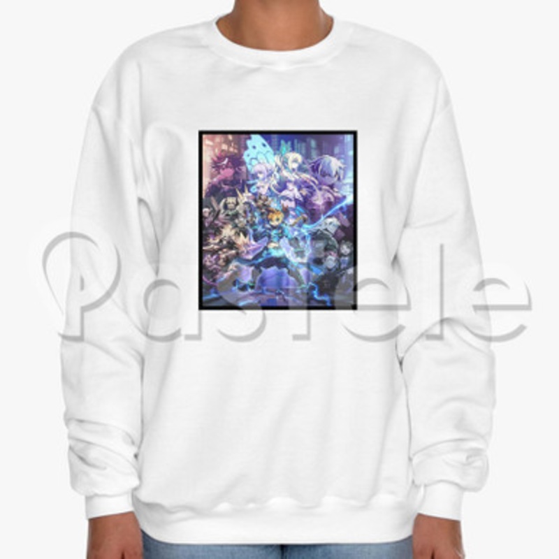 Armed Blue Gunvolt Custom Unisex Crewneck Sweatshirt Cotton Polyester Fabric