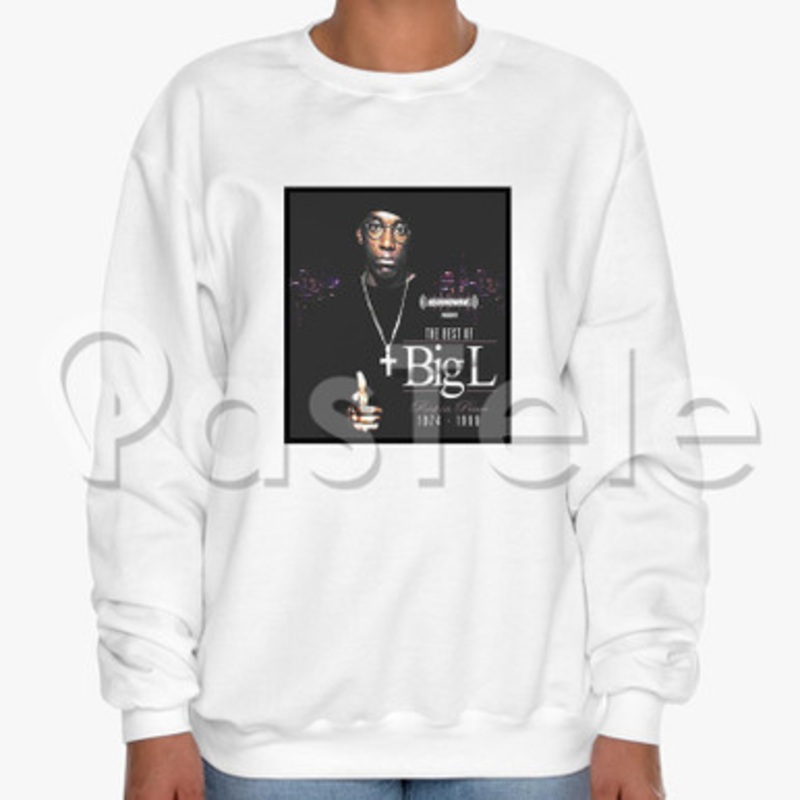 Big L Custom Unisex Crewneck Sweatshirt Cotton Polyester Fabric
