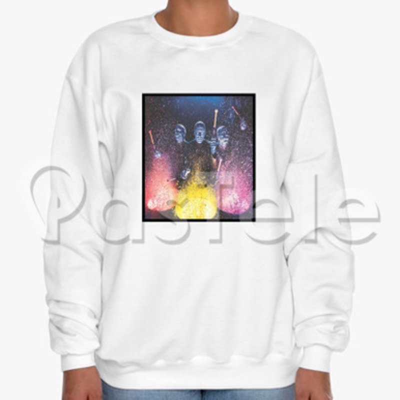 Blue Man Group Custom Unisex Crewneck Sweatshirt Cotton Polyester Fabric