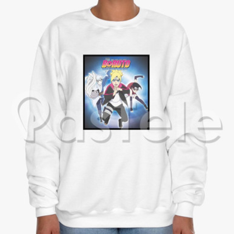 Boruto Nex Generation Custom Unisex Crewneck Sweatshirt Cotton Polyester Fabric