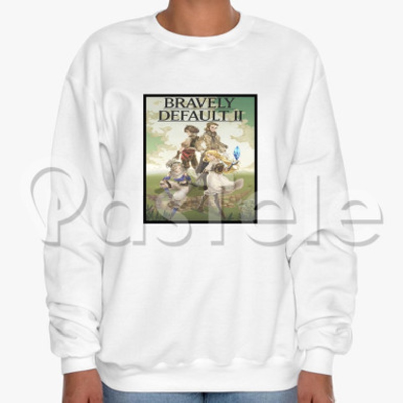 Bravely Default II Custom Unisex Crewneck Sweatshirt Cotton Polyester Fabric