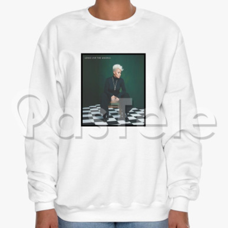Emeli Sand Long Live The Angels Custom Unisex Crewneck Sweatshirt Cotton Polyester Fabric