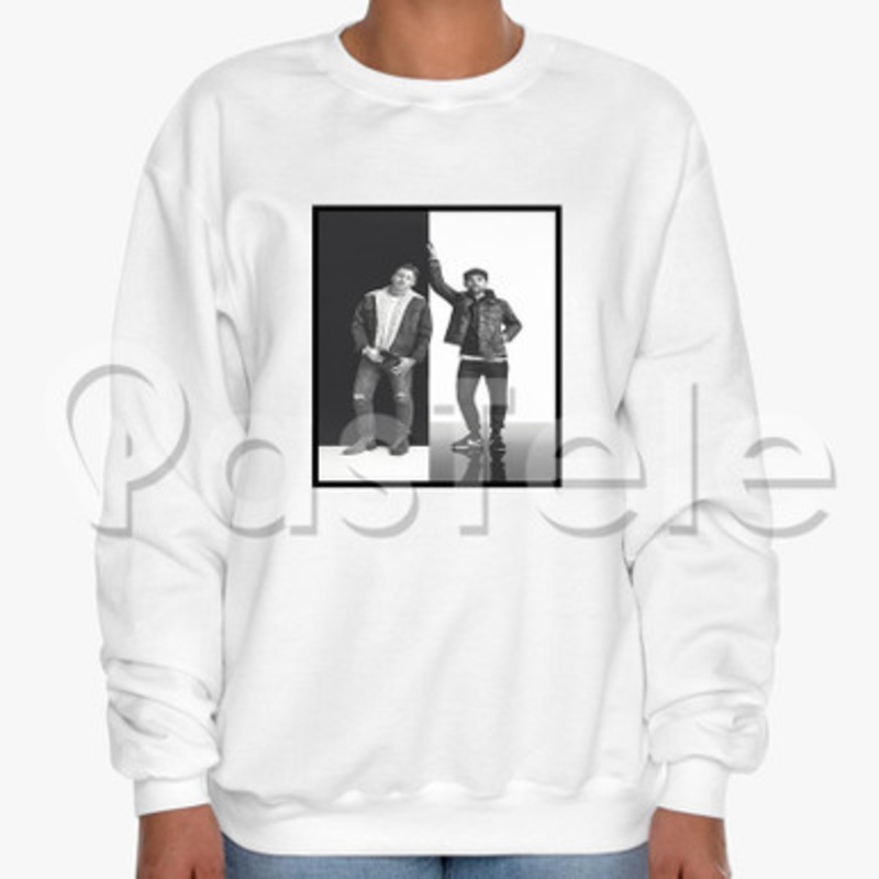 Macklemore Ryan Lewis Custom Unisex Crewneck Sweatshirt Cotton Polyester Fabric