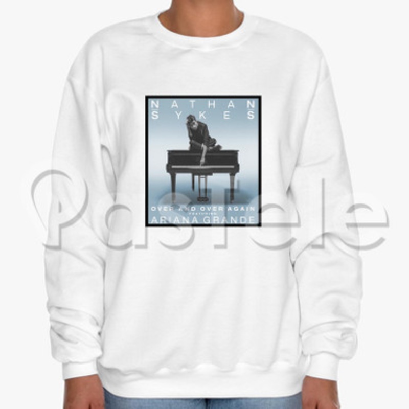 Nathan Sykes Over And Over Again Custom Unisex Crewneck Sweatshirt Cotton Polyester Fabric