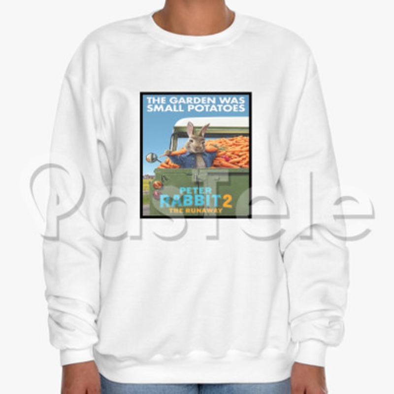 Peter Rabbit 2 The Runaway Custom Unisex Crewneck Sweatshirt Cotton Polyester Fabric