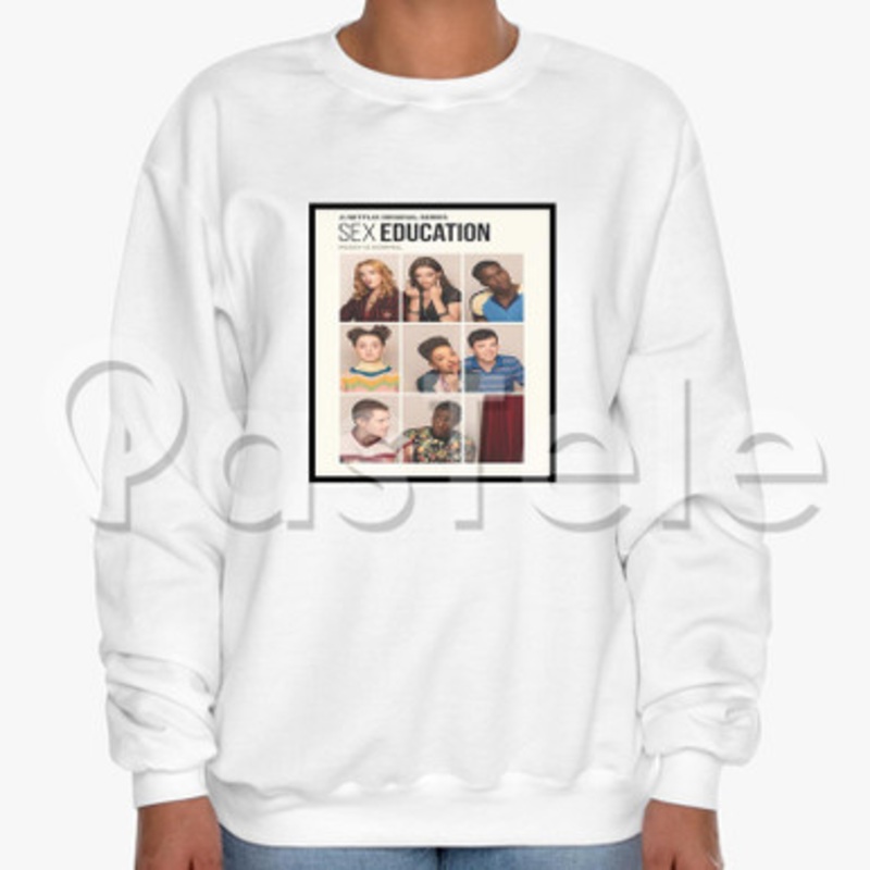 Sex Education Custom Unisex Crewneck Sweatshirt Cotton Polyester Fabric