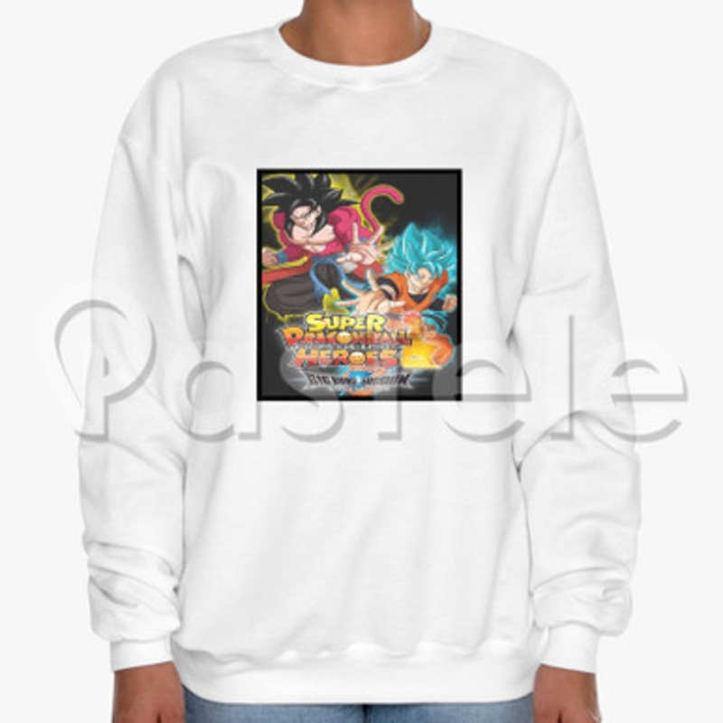 Super Dragon Ball Heroes Big Bang Custom Unisex Crewneck Sweatshirt Cotton Polyester Fabric