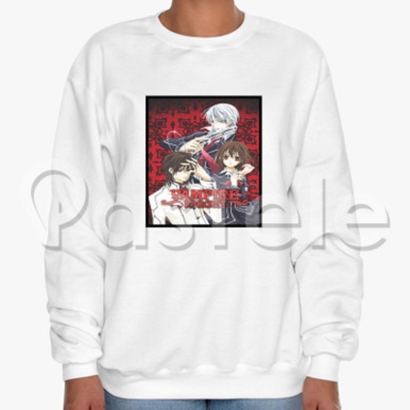 Vampire Knight Custom Unisex Crewneck Sweatshirt Cotton Polyester Fabric