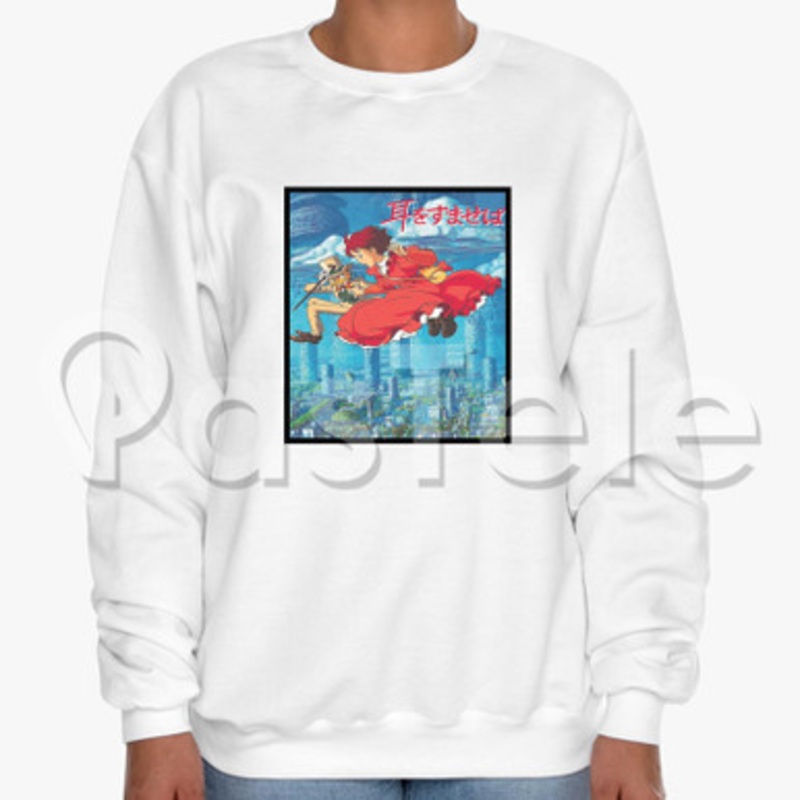 Whisper of the Heart Custom Unisex Crewneck Sweatshirt Cotton Polyester Fabric
