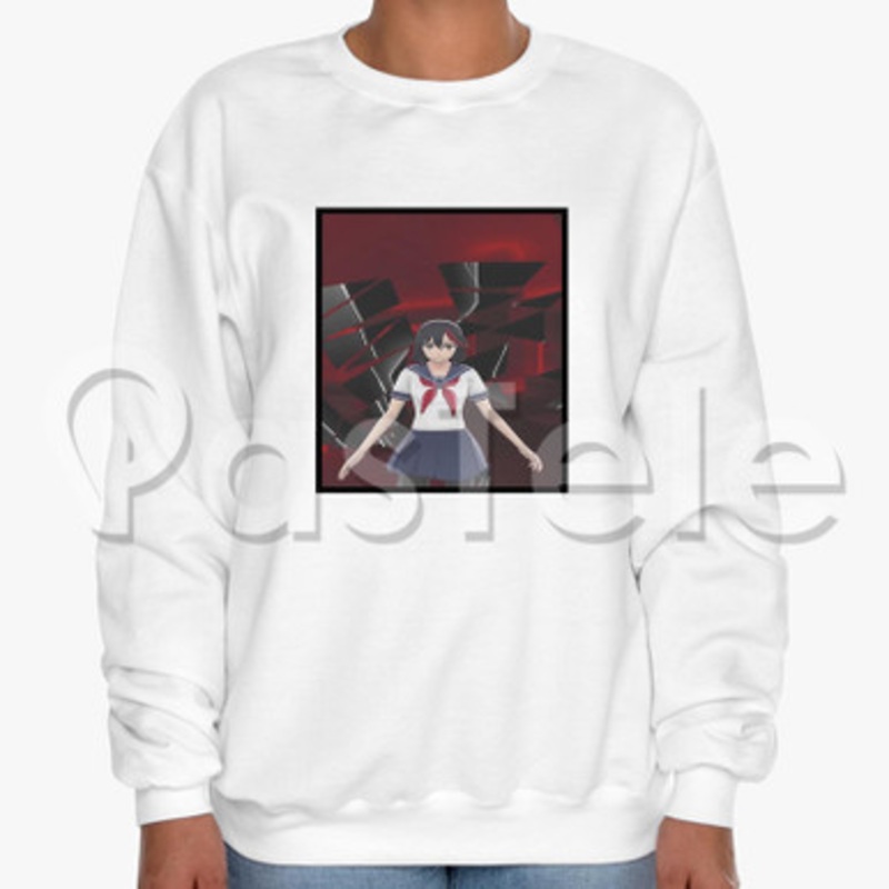 Yandere Simulator Custom Unisex Crewneck Sweatshirt Cotton Polyester Fabric