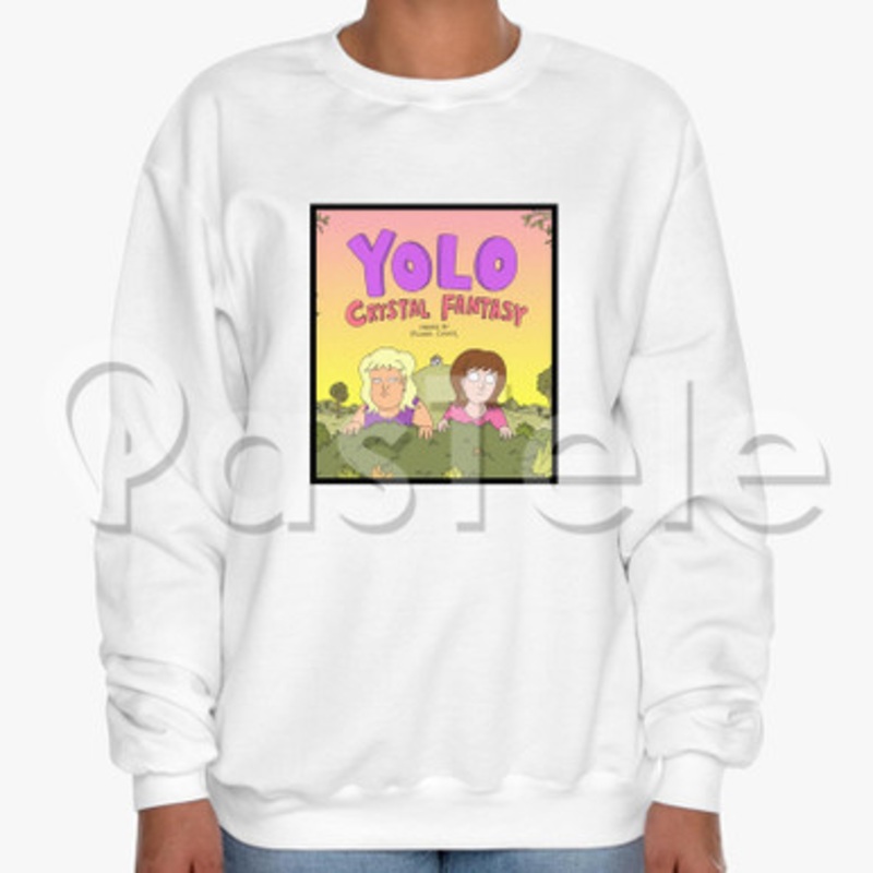 YOLO Crystal Fantasy Custom Unisex Crewneck Sweatshirt Cotton Polyester Fabric