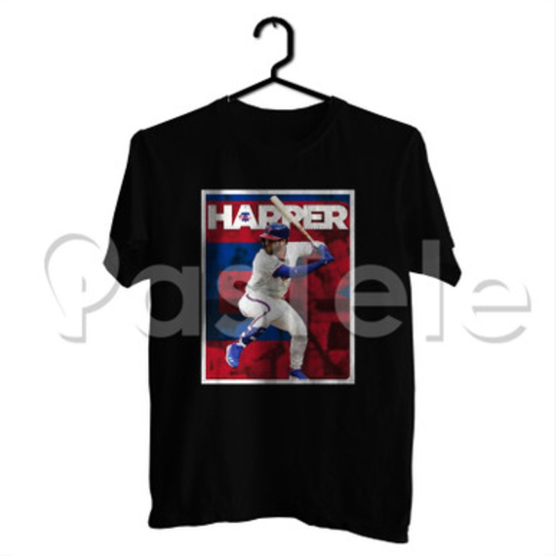Bryce Harper MLB Philadelphia Phillies Custom Personalized T Shirt Tees Apparel Cotton Tee Shirt Shirts Cloth