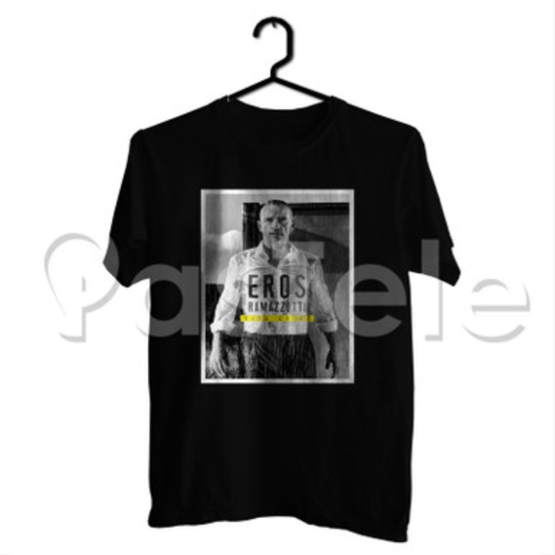 Eros Ramazzotti Custom Personalized T Shirt Tees Apparel Cotton Tee Shirt Shirts Cloth