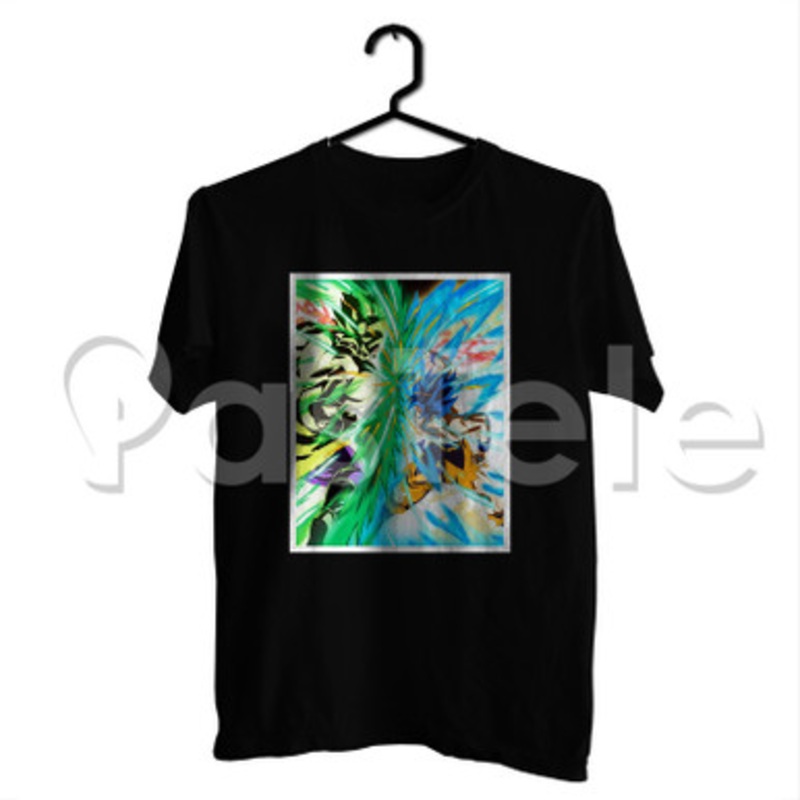 goku vs broly Custom Personalized T Shirt Tees Apparel Cotton Tee Shirt Shirts Cloth
