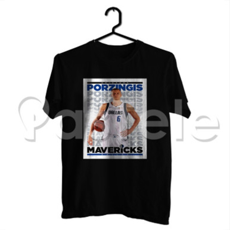 Kristaps Porzingis NBA Dallas Mavericks Custom Personalized T Shirt Tees Apparel Cloth Cotton Tee Shirt Shirts
