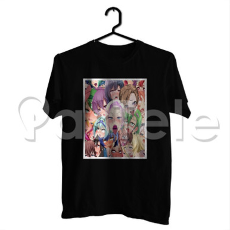 Ahegao Custom Personalized T Shirt Tees Apparel Cotton Tee Shirt Shirts Cloth