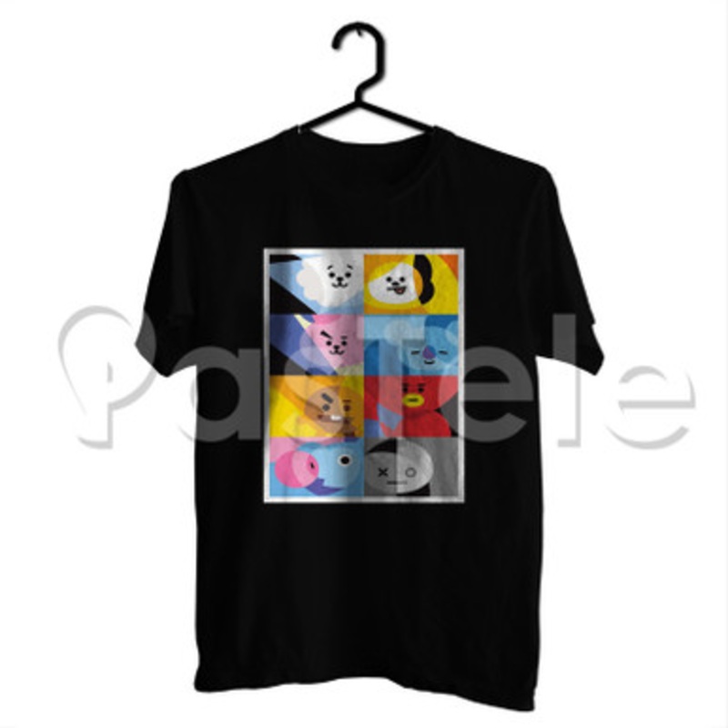 BT21 Characters Custom Personalized T Shirt Tees Apparel Cotton Tee Shirt Shirts Cloth