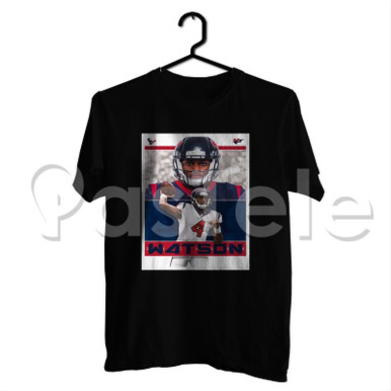 Deshaun Watson NFL Houston Texans Custom Personalized T Shirt Tees Apparel Cotton Tee Shirt Shirts Cloth