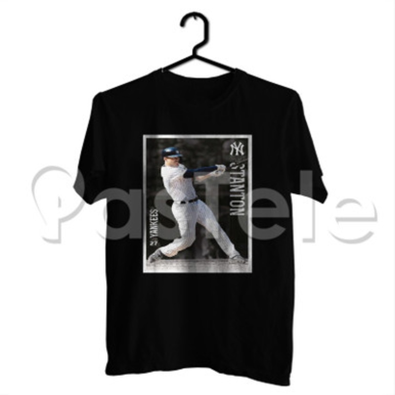 Giancarlo Stanton New York Yankees MLB Custom Personalized T Shirt Tees Apparel Cotton Tee Shirt Shirts Cloth