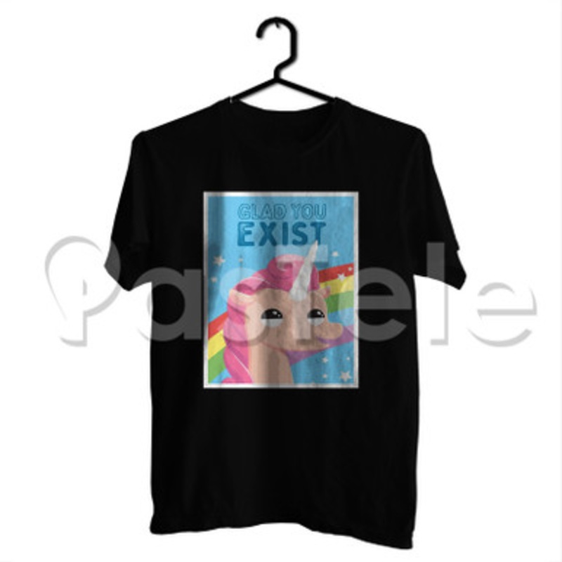 Glad You Exist Custom Personalized T Shirt Tees Apparel Cotton Tee Shirt Shirts Cloth