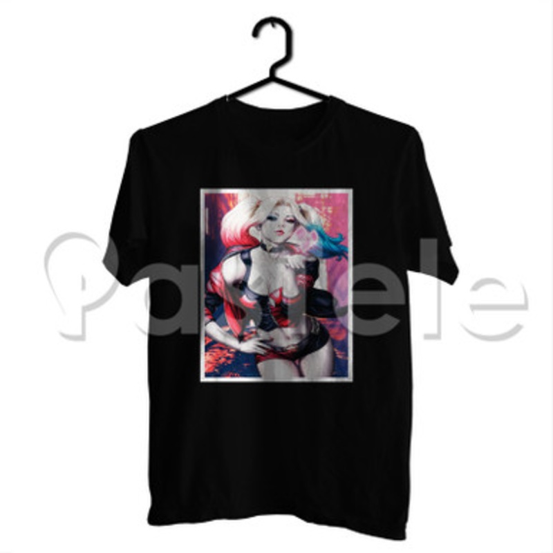 Harley Quinn Kiss Custom Personalized T Shirt Tees Apparel Cotton Tee Shirt Shirts Cloth