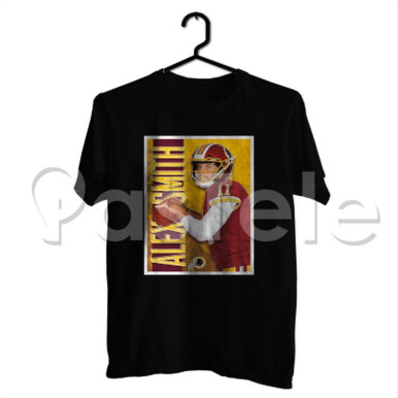 Alex Smith NFL Washington Redskins Custom Personalized T Shirt Tees Apparel Cotton Tee Shirt Shirts Cloth
