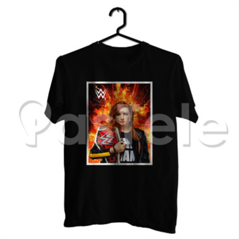 Becky Lynch WWE Custom Personalized T Shirt Tees Apparel Cotton Tee Shirt Shirts Cloth