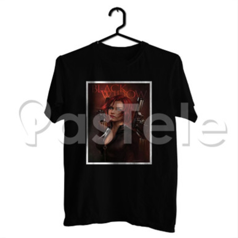 Black Widow 2 Custom Personalized T Shirt Tees Apparel Cotton Tee Shirt Shirts Cloth