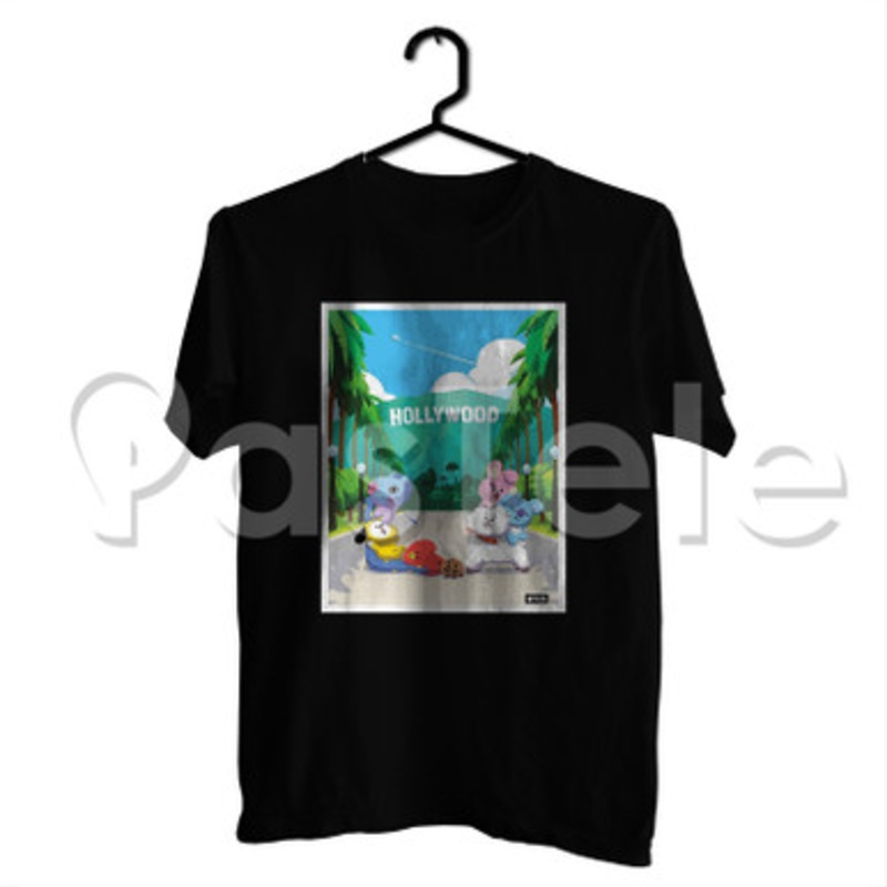 BT21 Hollywood Custom Personalized T Shirt Tees Apparel Cotton Tee Shirt Shirts Cloth