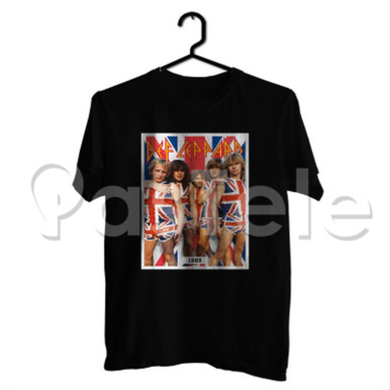 Def Leppard Union Jack Custom Personalized T Shirt Tees Apparel Cotton Tee Shirt Shirts Cloth